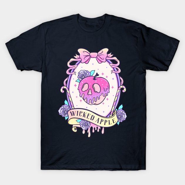 Hot goth summer wicked apple T-Shirt by Positively Petal Perfect 